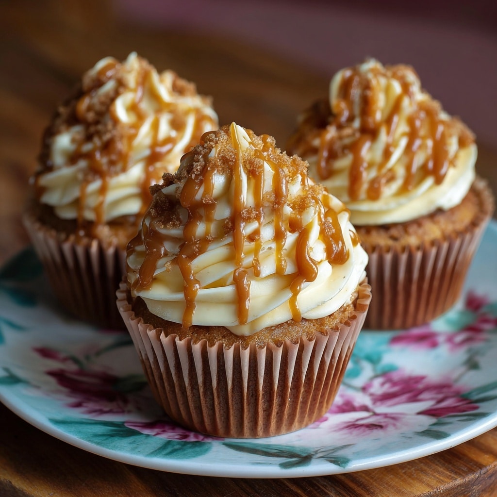 Brown Butter Pumpkin Caramel Latte Cupcakes Recipe - Recipe Image