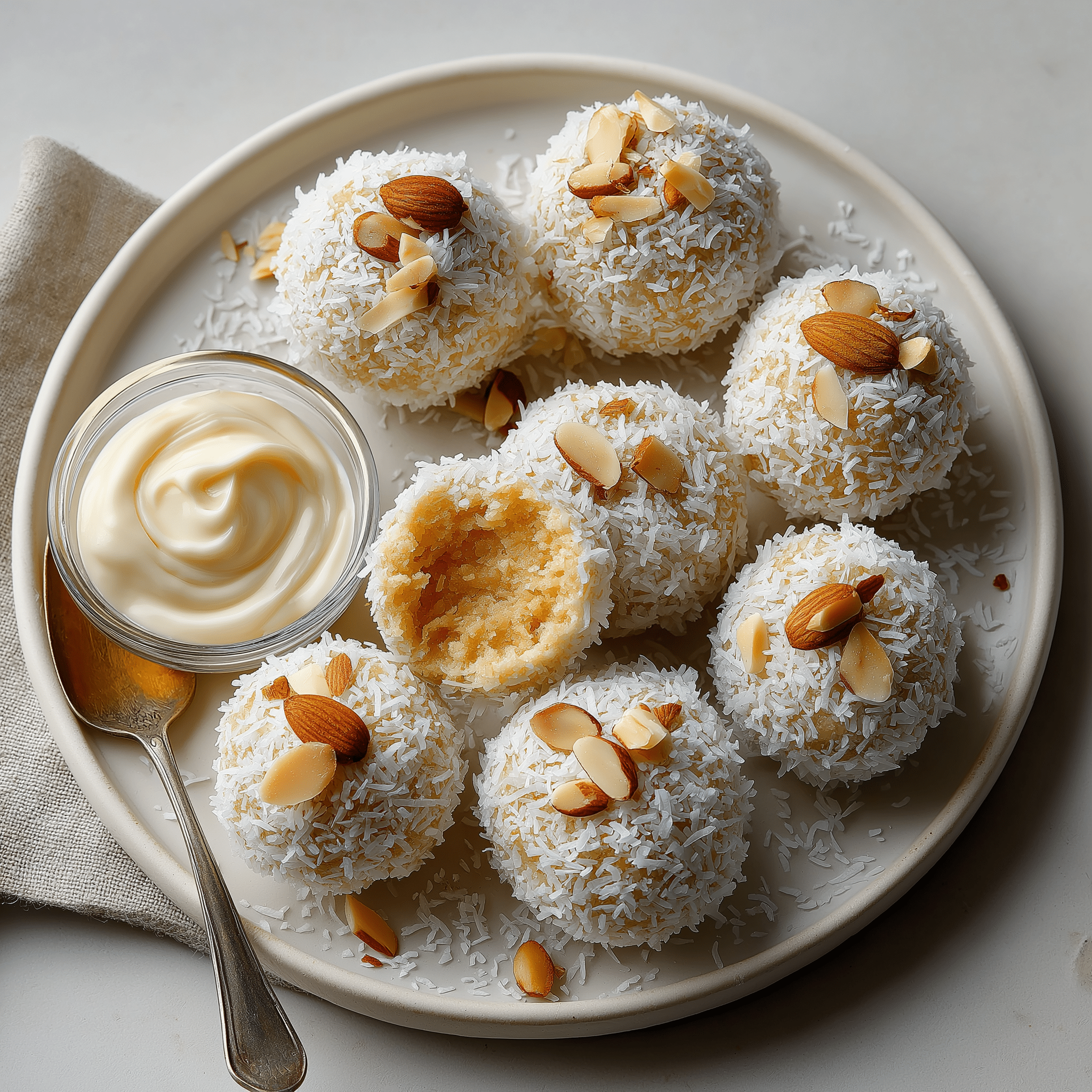 Tropical Pineapple Coconut Balls Recipe - Recipe Image