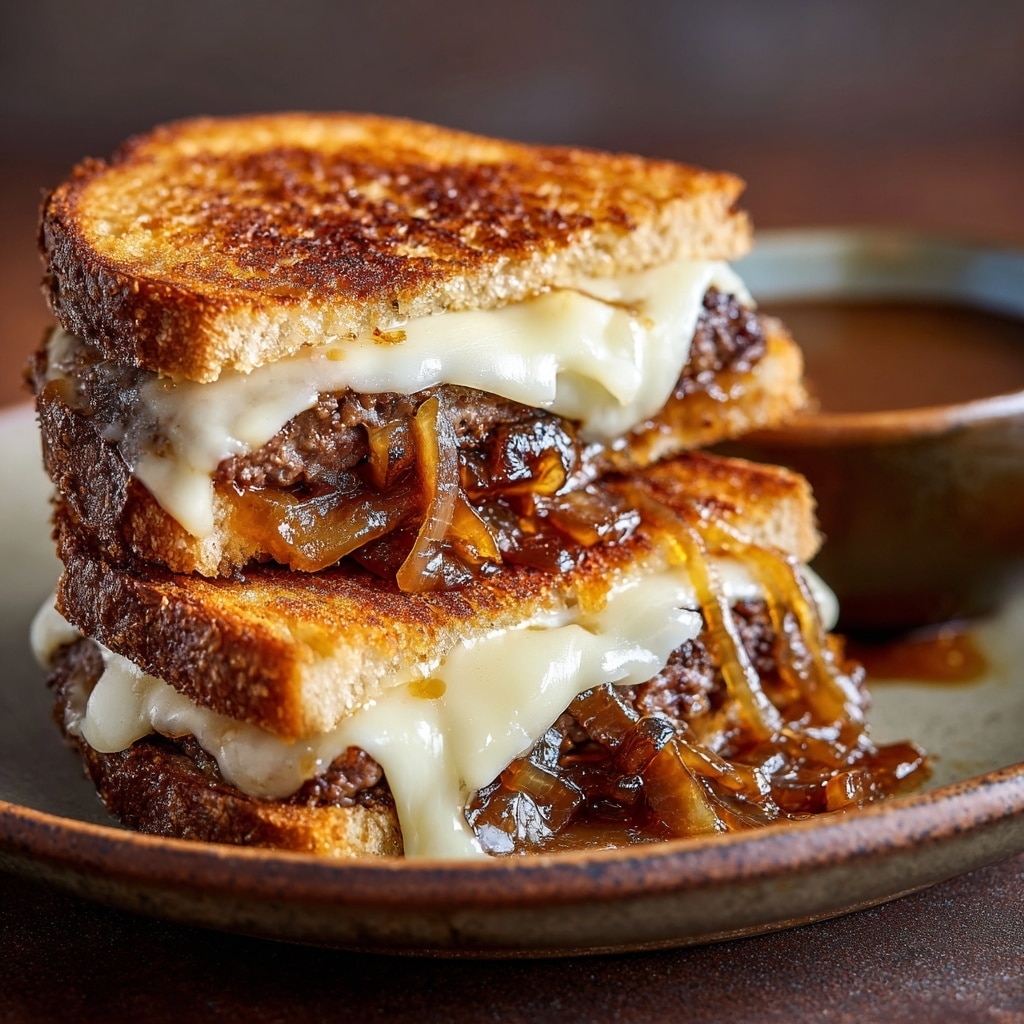 Caramelized Onion Apple Grilled Cheese Recipe - Recipe Image