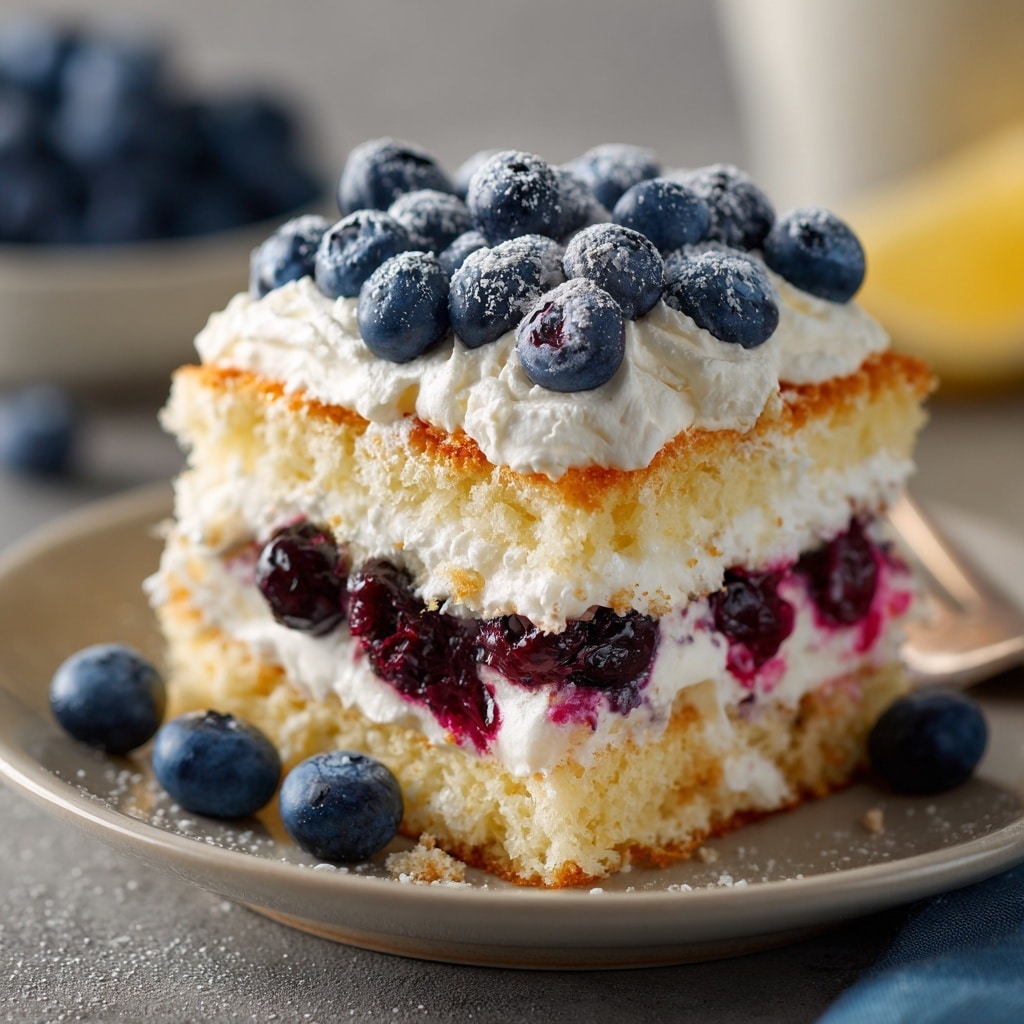 Lemon Blueberry Lasagna Recipe - Recipe Image
