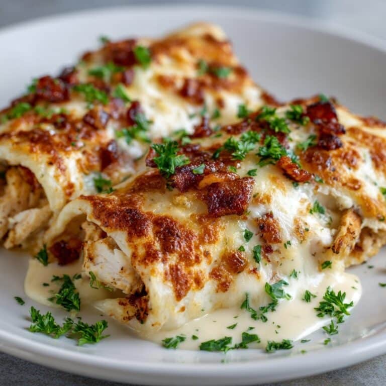 Creamy White Chicken Enchiladas Recipe