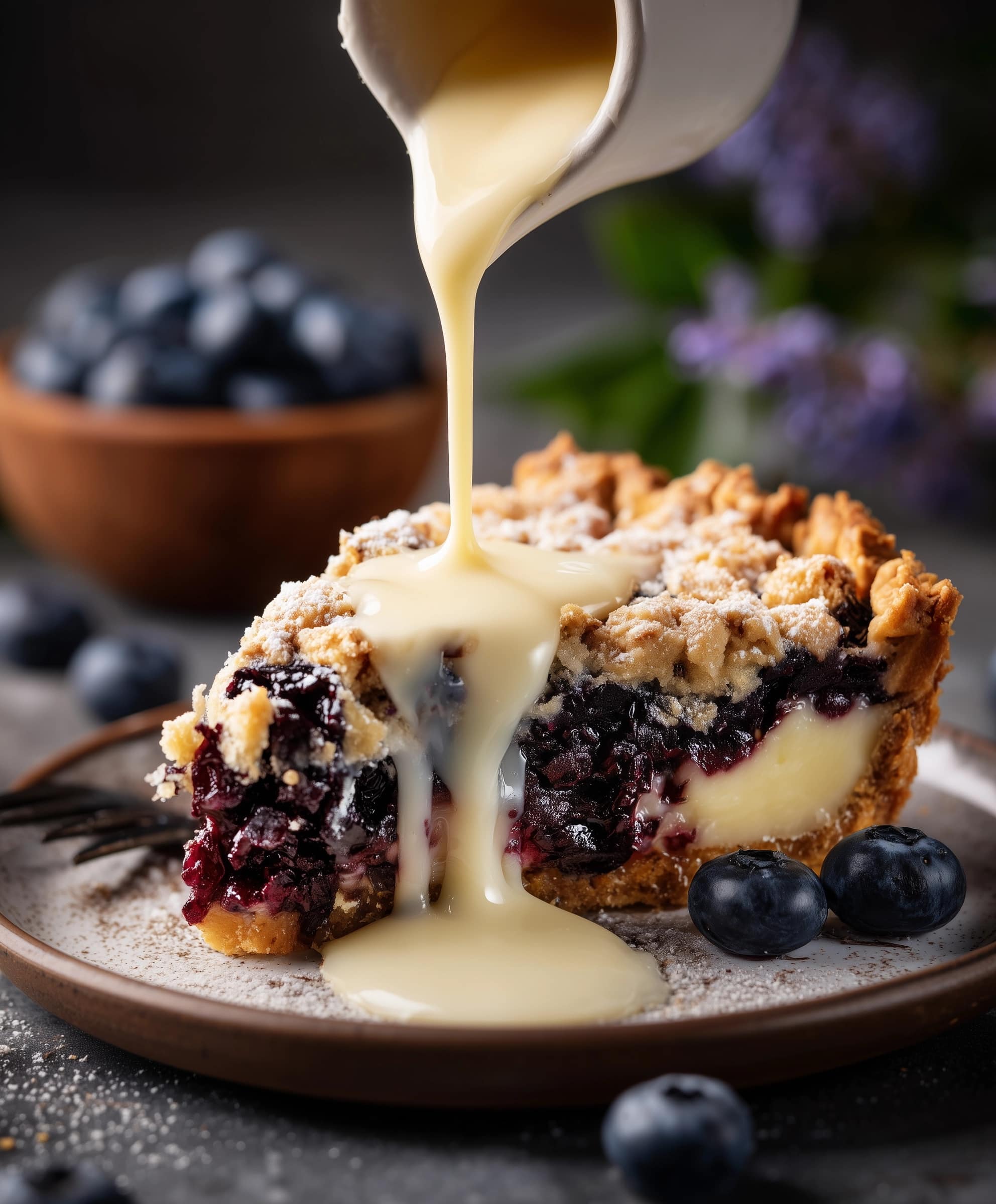 Blueberry Upside-Down Cake Recipe - Recipe Image