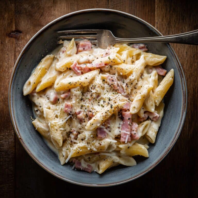 Creamy Slow Cooker Three-Cheese Ziti Recipe