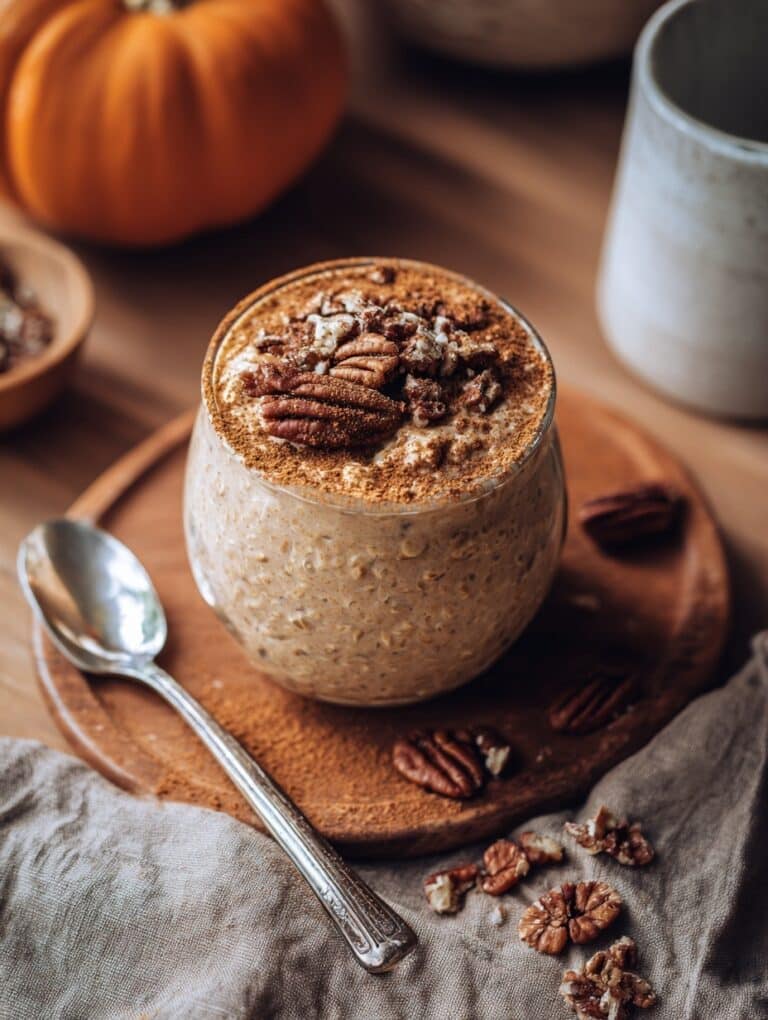 Cinnamon Roll Overnight Oats Recipe