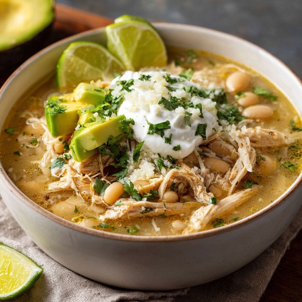Creamy Chicken Poblano Soup Recipe - Recipe Image