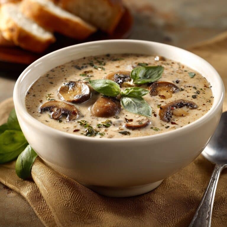 Creamy Mushroom Soup (Homemade Substitute) Recipe