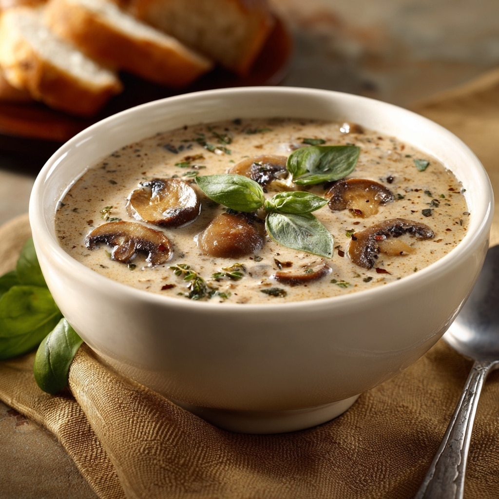 Creamy Mushroom Soup (Homemade Substitute) Recipe - Recipe Image