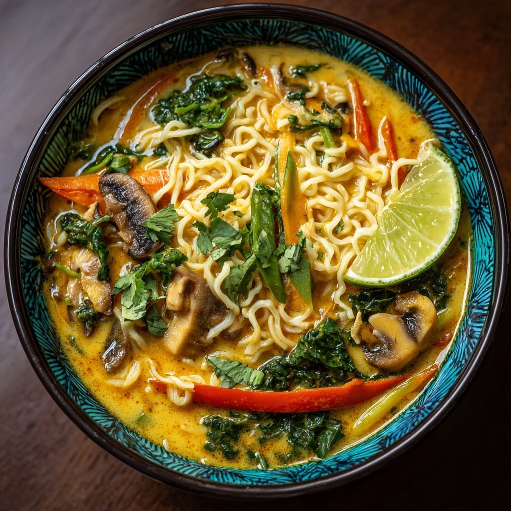 Ginger Garlic Noodle Soup with Bok Choy Recipe - Recipe Image