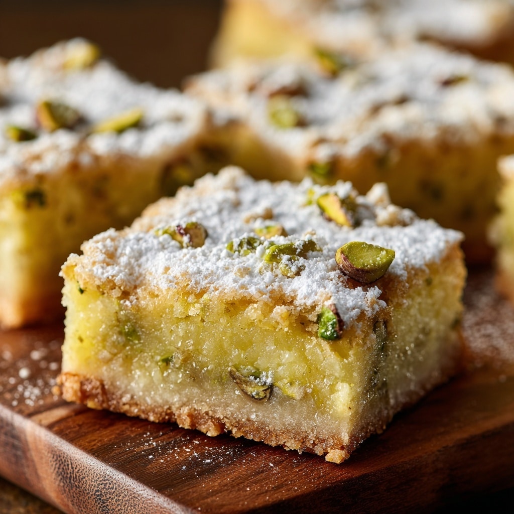 Pistachio Dream Cookie Bars Recipe - Recipe Image