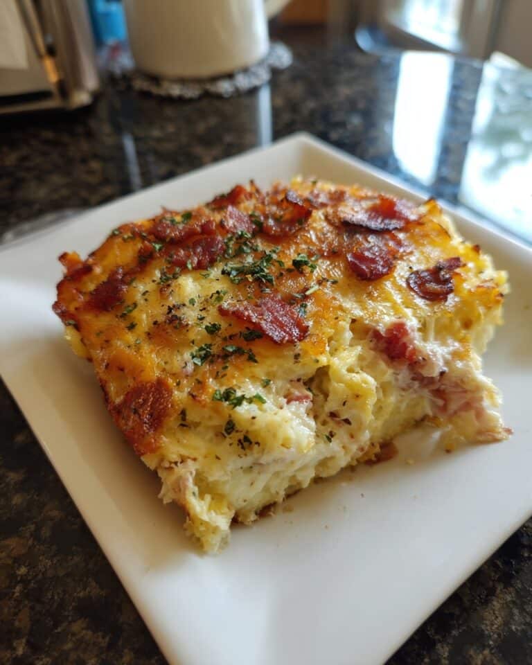 Creamy Cottage Cheese Egg Bake Recipe