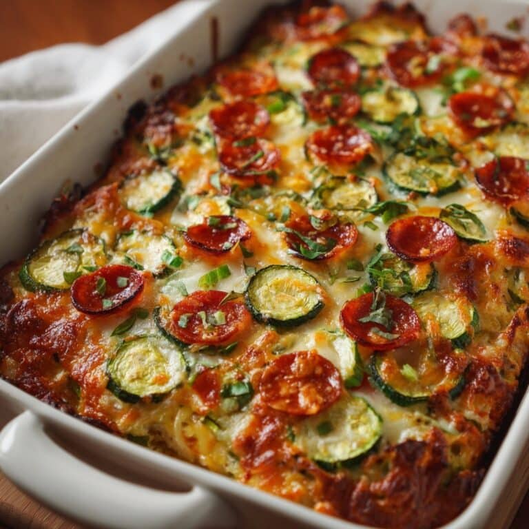 Mediterranean Chicken Zucchini Bake Recipe