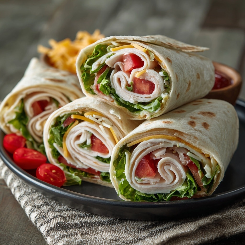 Fresh Vegetable Tortilla Roll-Ups Recipe - Recipe Image