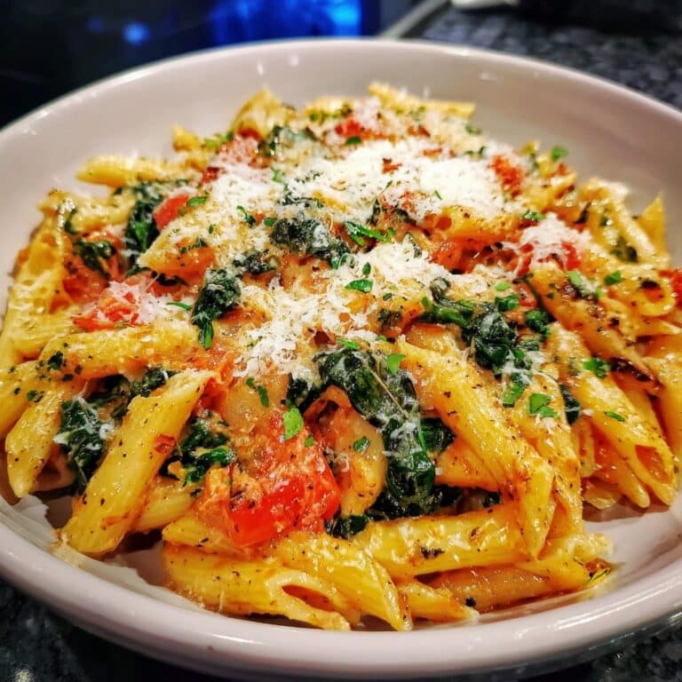 Roasted Tomato Garlic Pasta Recipe
