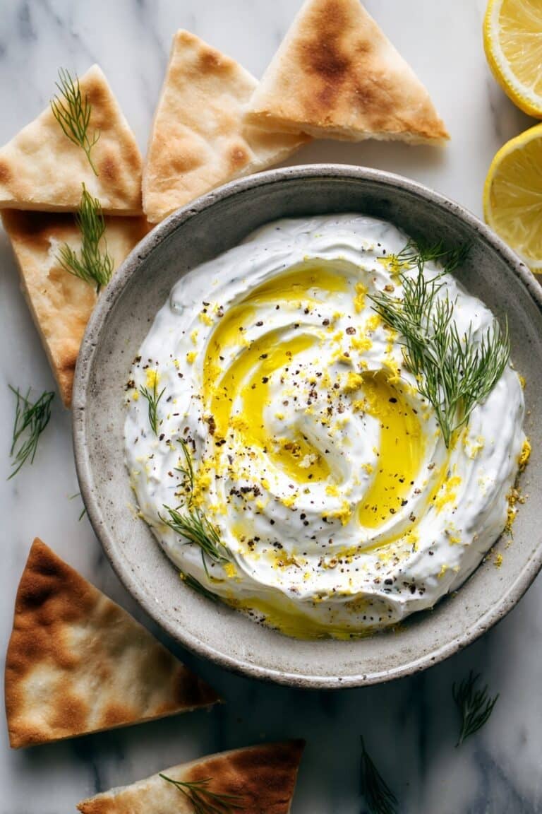 Creamy White Bean Dip with Garlic and Lemon Recipe