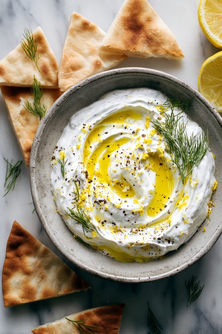 Creamy White Bean Dip with Garlic and Lemon Recipe - Recipe Image