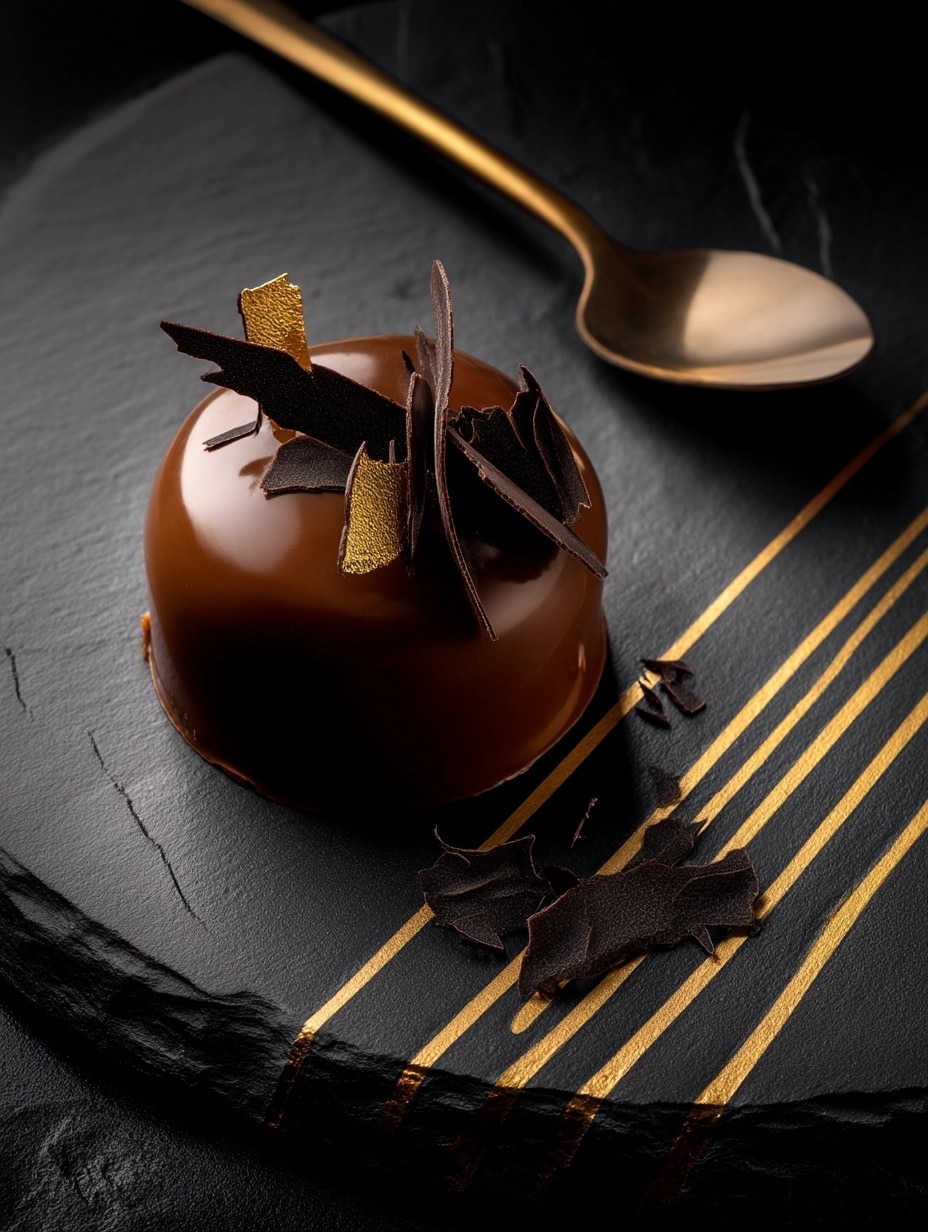 Entremet Dessert with Cake Layers, Mousse, and Glaze Recipe - Recipe Image