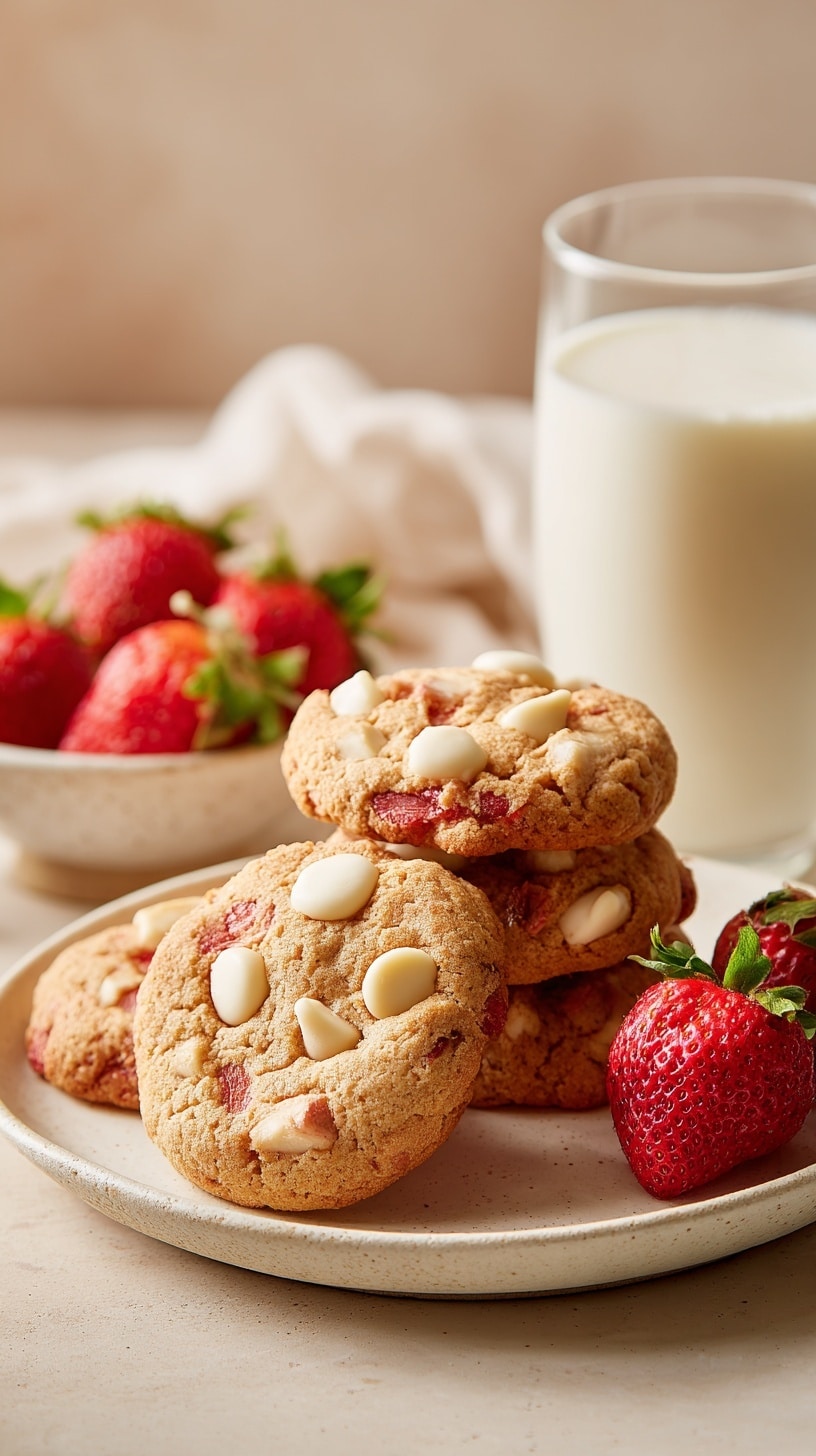 Strawberry Cheesecake Cookies Recipe - Recipe Image