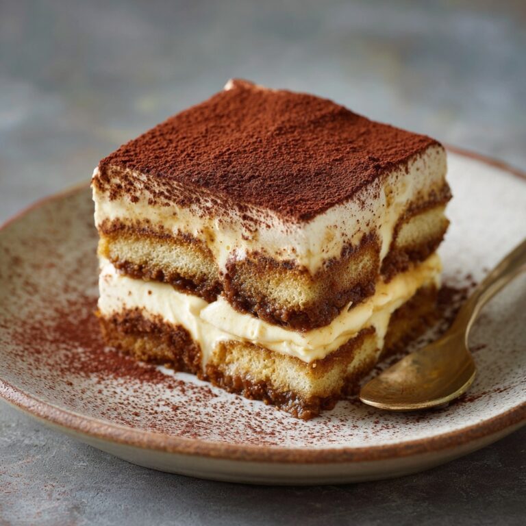 Indulgent Traditional Italian Tiramisu Recipe
