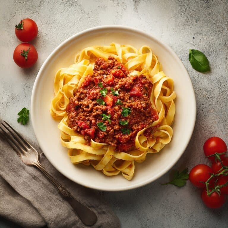 Authentic Pappardelle Bolognese Recipe