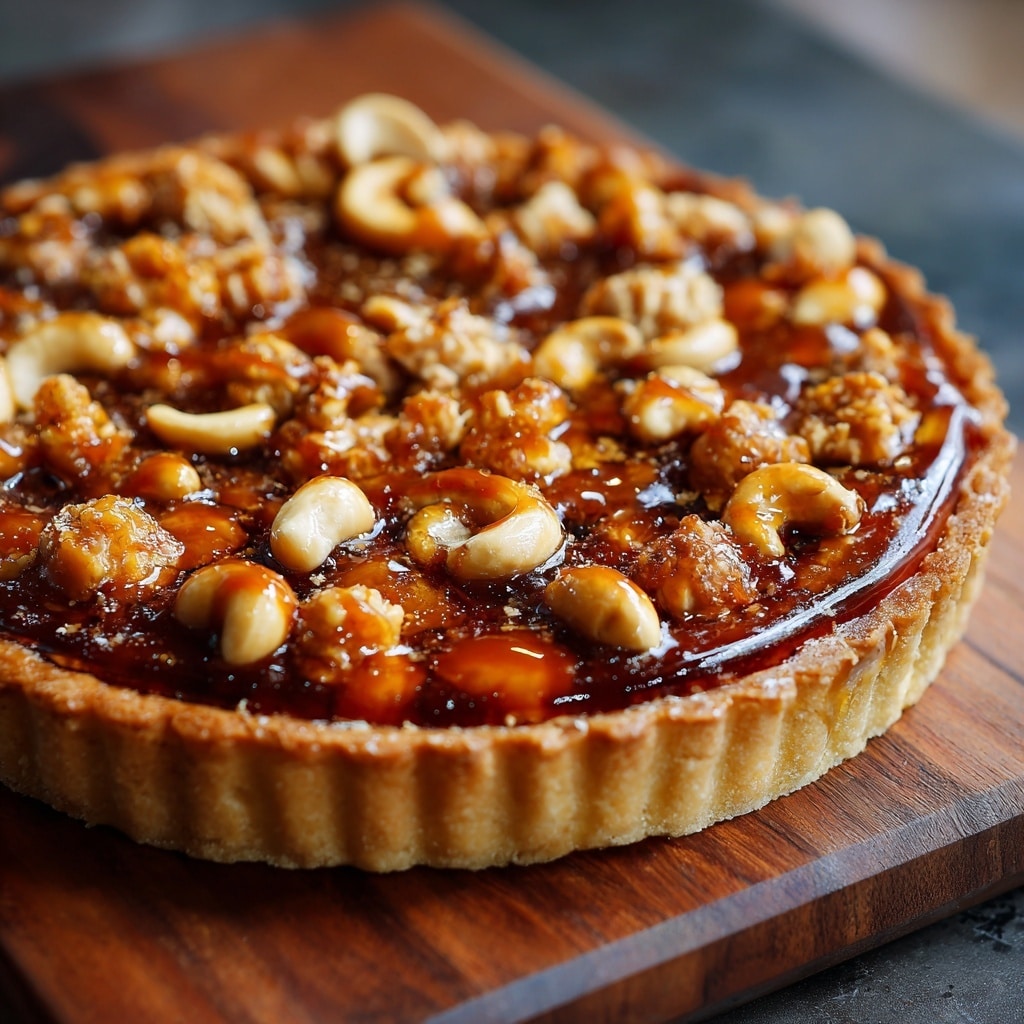 Coffee Hazelnut Tart with Chocolate Ganache and Mascarpone Whip Recipe - Recipe Image