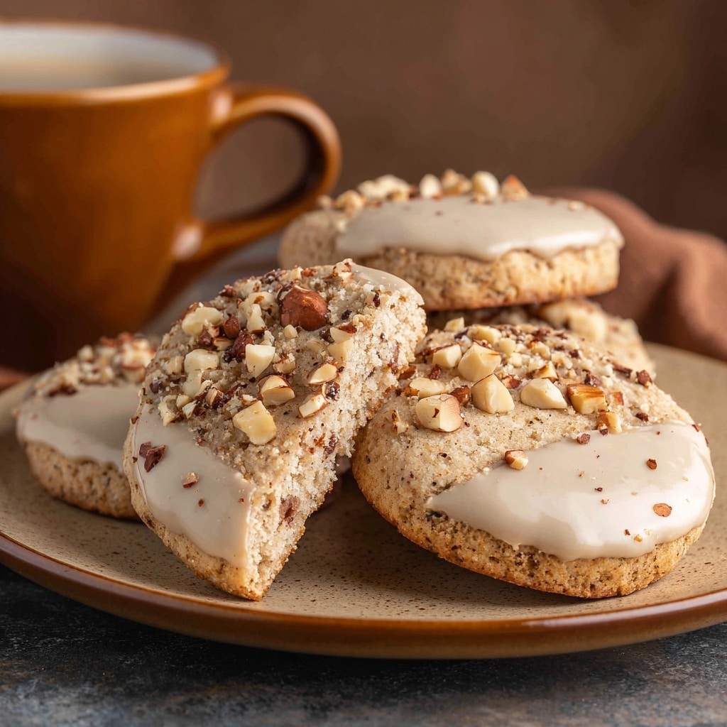 Almond Shortbread Cookies with Icing Recipe - Recipe Image