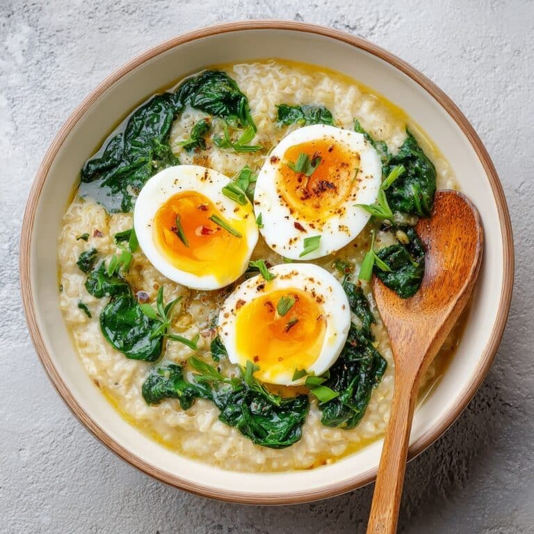 Creamy Polenta with Poached Eggs Recipe