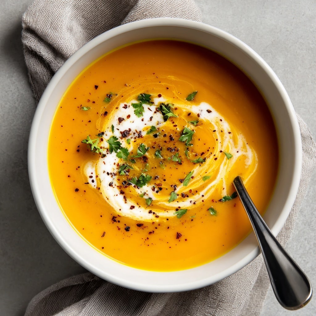 Creamy Roasted Carrot Soup Recipe - Recipe Image