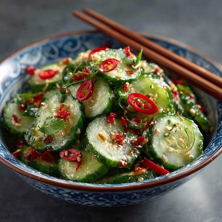 Refreshing Japanese Cucumber Salad (Sunomono) Recipe