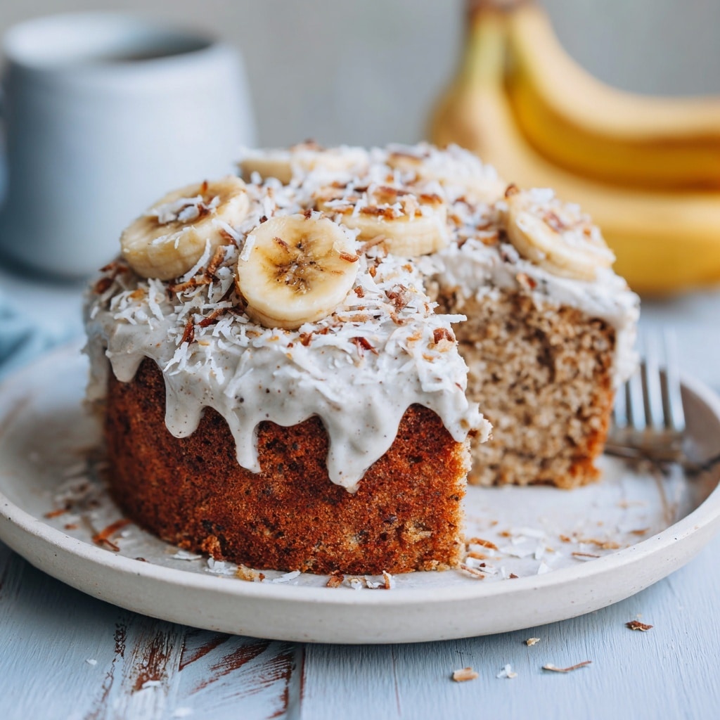 Decadent Banana Cake with Rich Nutella Buttercream Recipe - Recipe Image