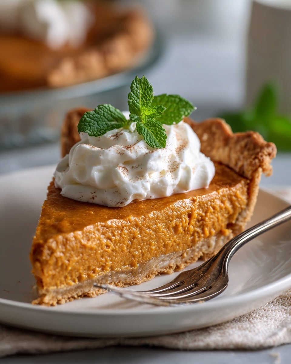 Creamy Pumpkin Mascarpone Pie Recipe - Recipe Image