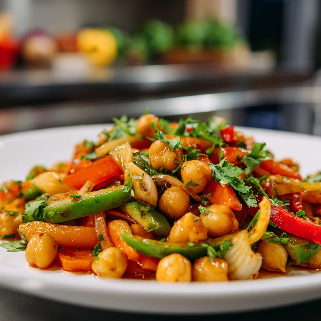 Fresh Carrot Ginger Chickpea Salad Recipe - Recipe Image