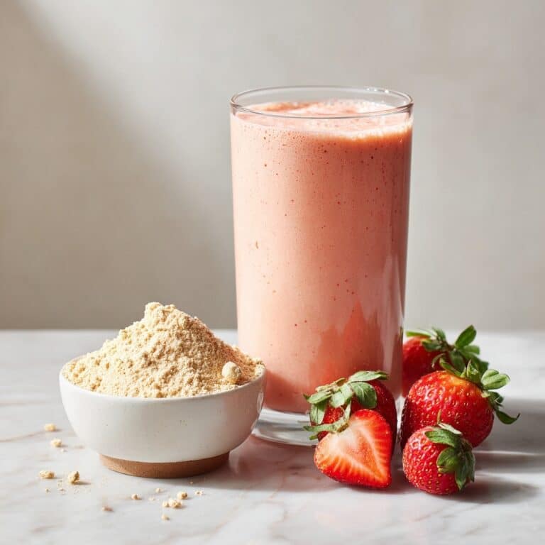 Strawberry Shortcake Protein Smoothie Recipe