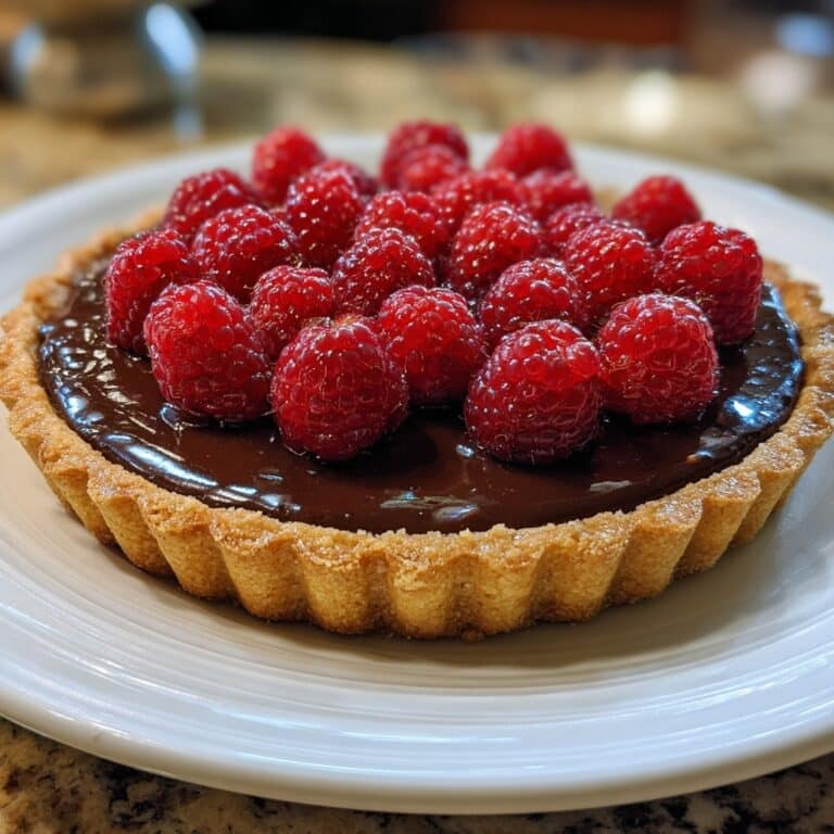 Decadent Chocolate Raspberry Tart Recipe