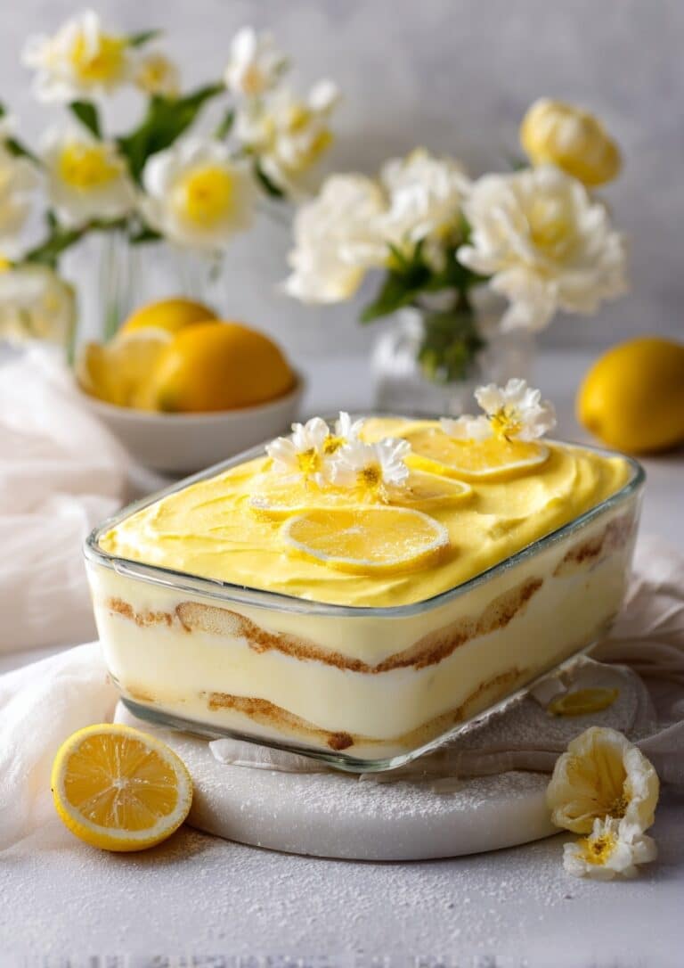 Lemon Tiramisu: A Refreshing Citrus Take on the Classic Italian Dessert Recipe