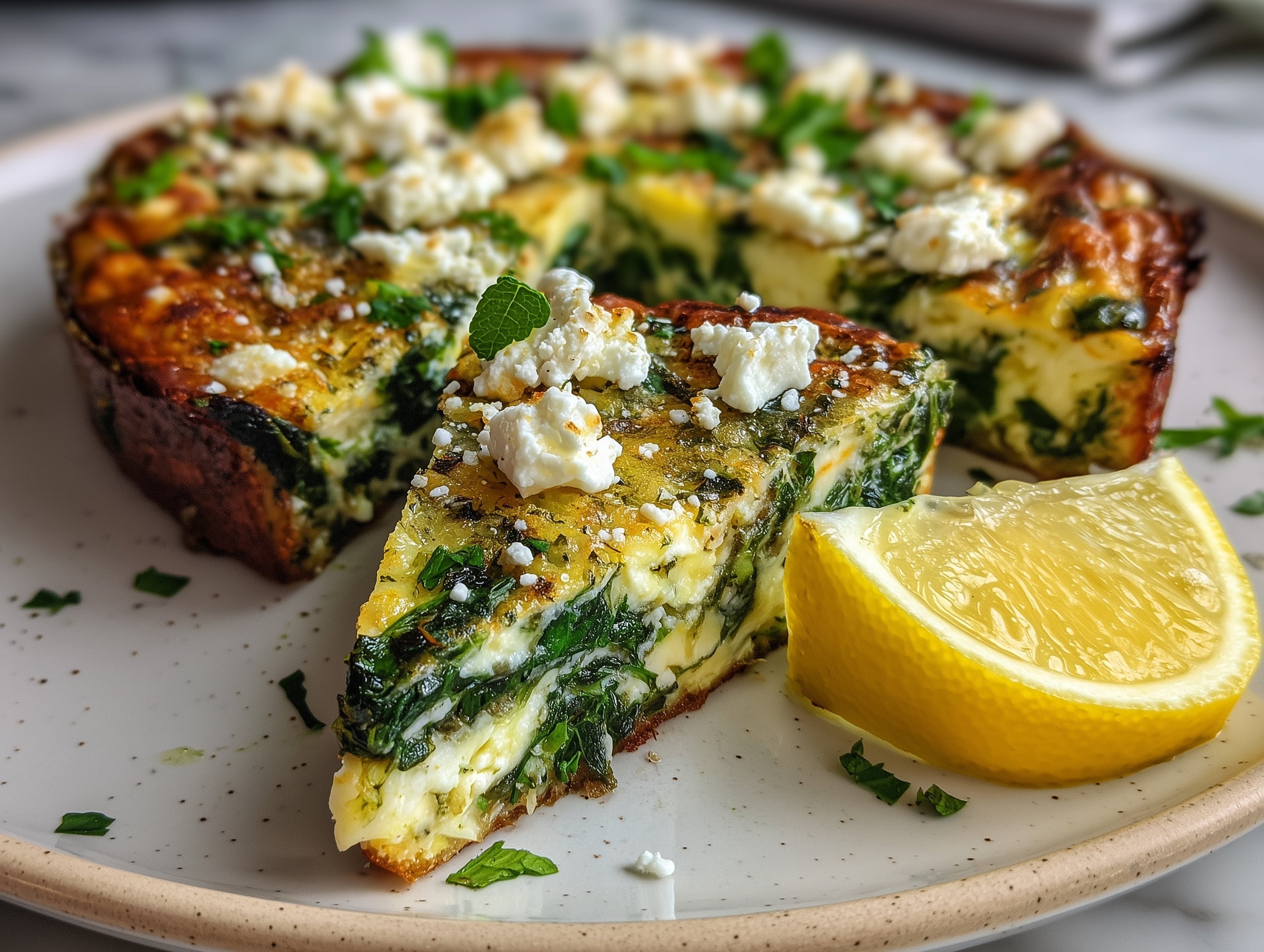 Asparagus, Feta & Dill Quiche Recipe - Recipe Image