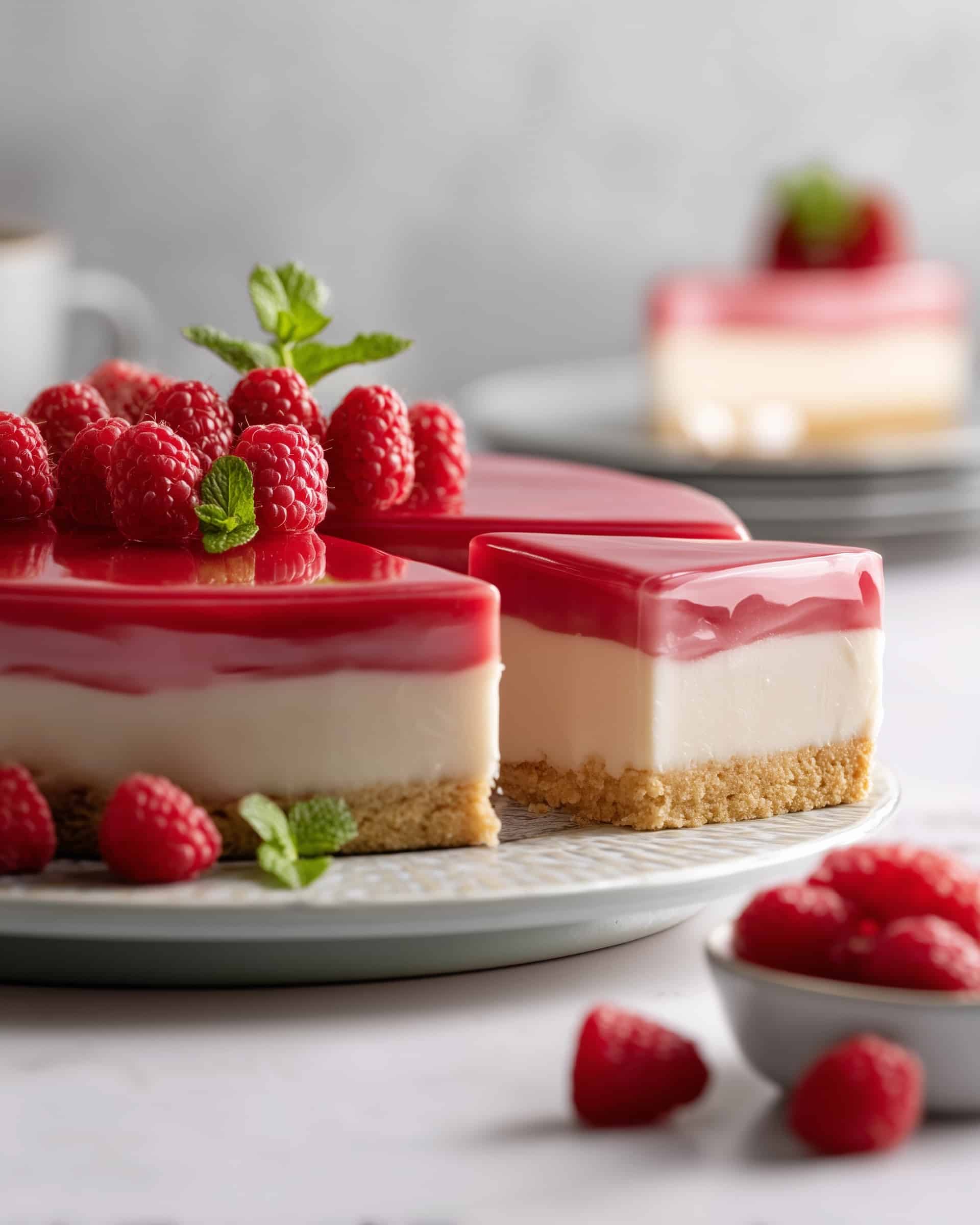 No-Bake Sugar Free Jello Cheesecake Recipe - Recipe Image