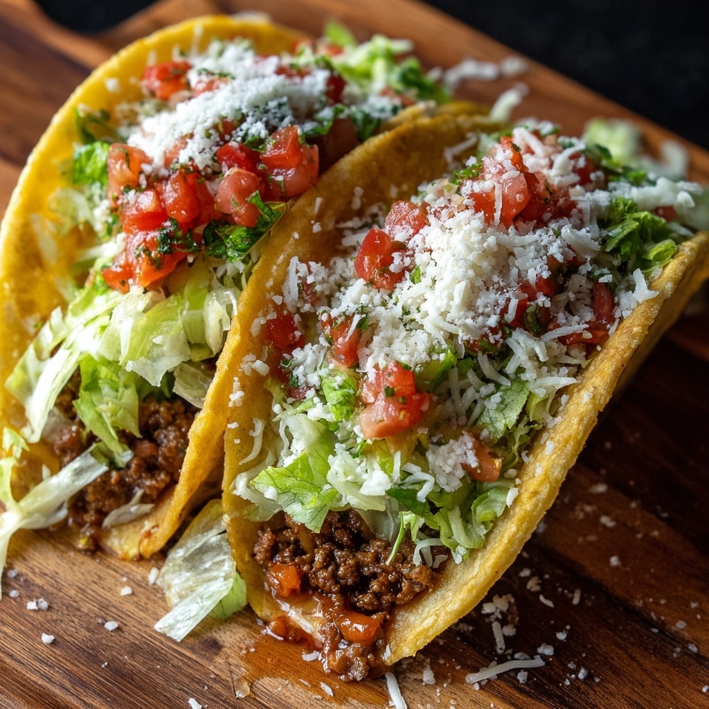 Easy Smash Burger Tacos Recipe - Recipe Image