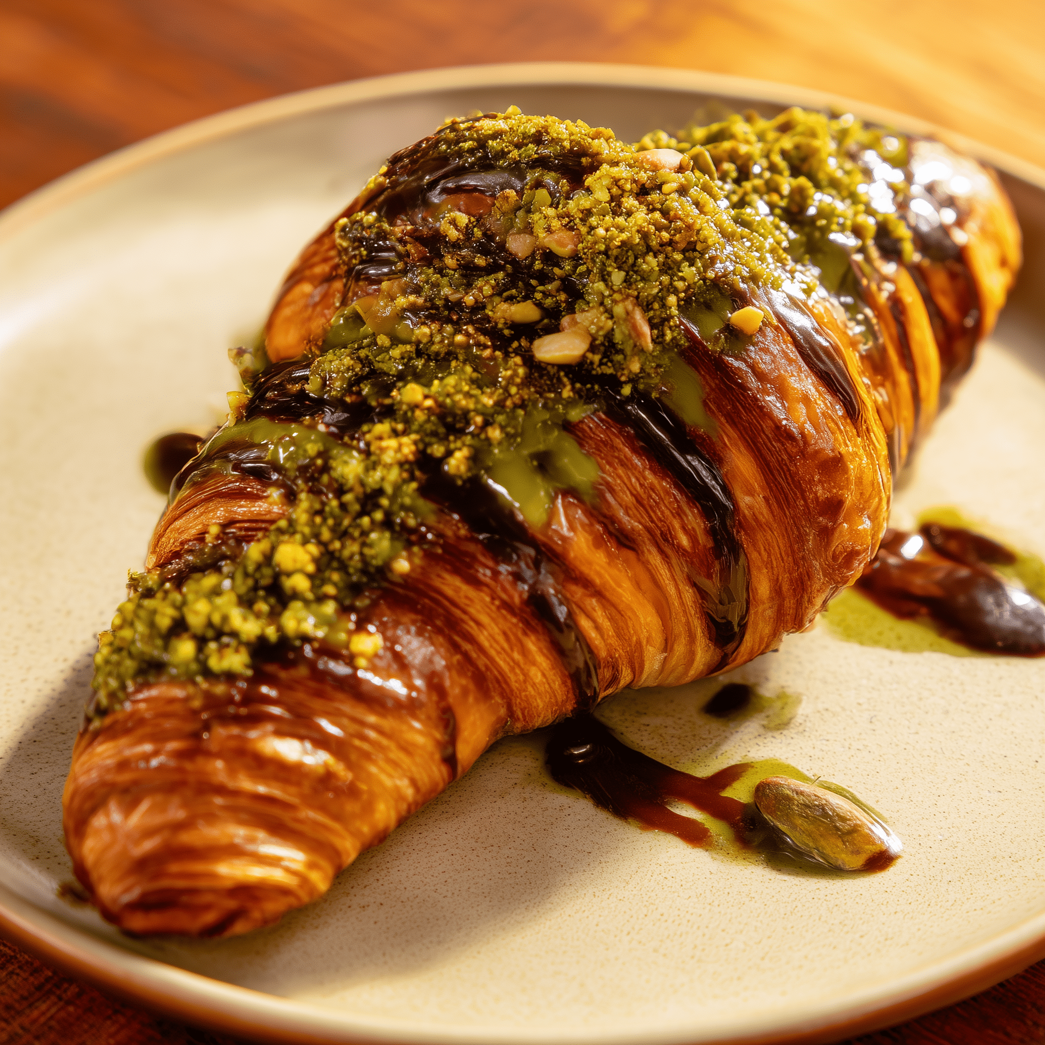 Chocolate Croissant Recipe with Flaky Laminated Dough and Rich Chocolate Filling Recipe - Recipe Image