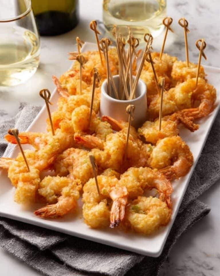 Shrimp Scampi Appetizer with Citrus and Scallions Recipe