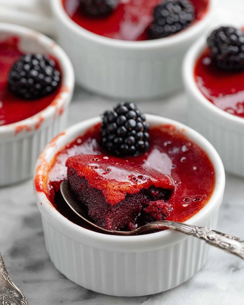 Red Velvet Creme Brulee Recipe - Recipe Image
