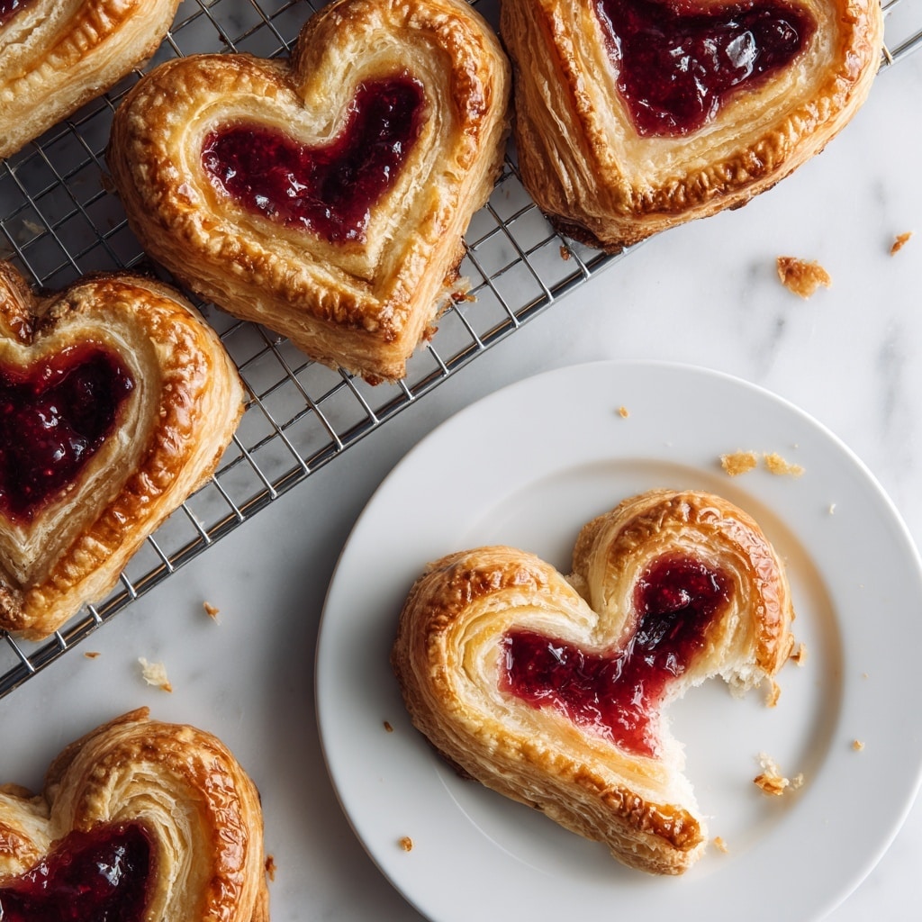 Raspberry Heart Danishes Recipe - Recipe Image