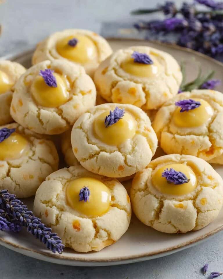Lemon Lavender Thumbprint Cookies Recipe