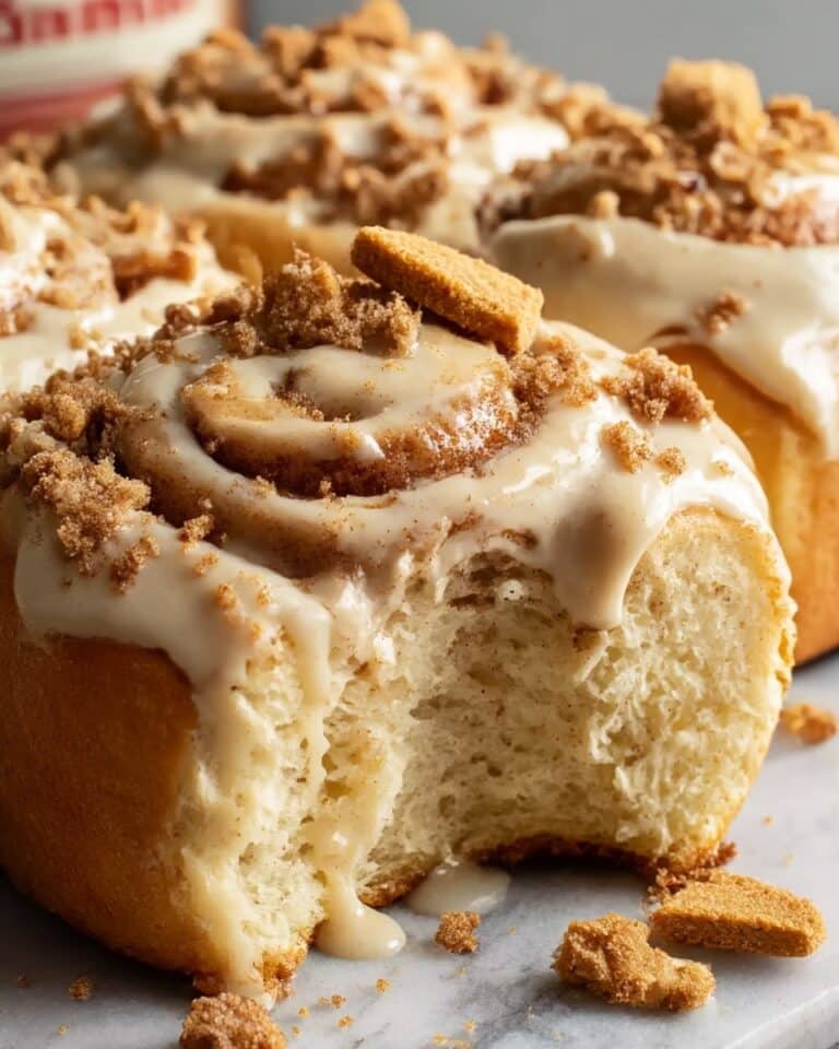 Biscoff Cookie Butter Cinnamon Rolls Recipe