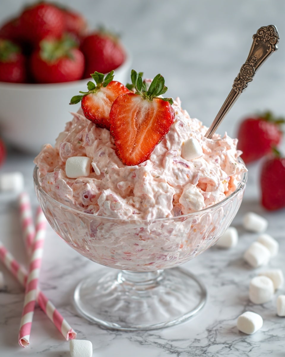 Strawberry Fluff Salad Recipe - Recipe Image
