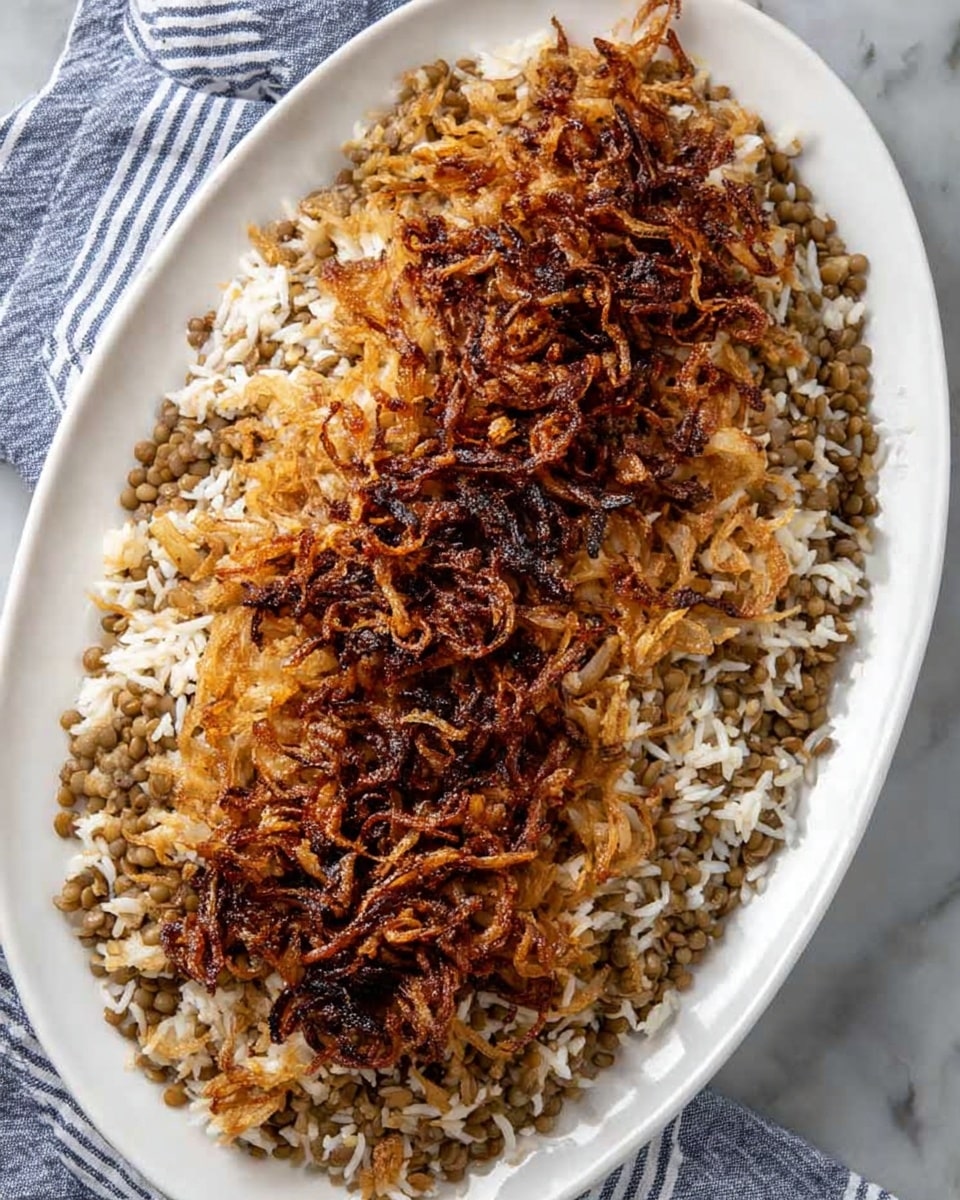 Lebanese Mujadara Recipe - Recipe Image