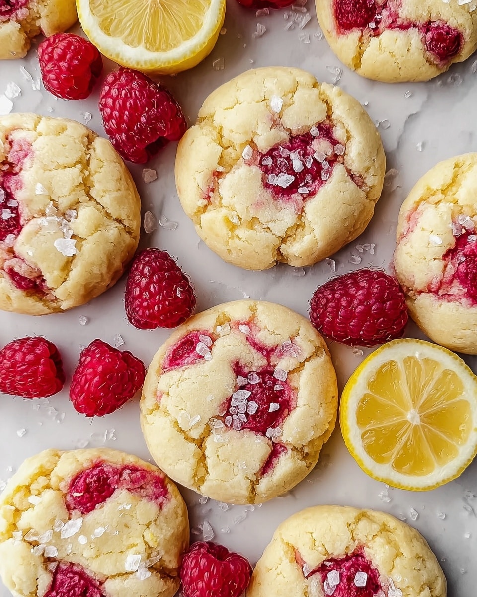 Lemon Raspberry Cookies Recipe - Recipe Image