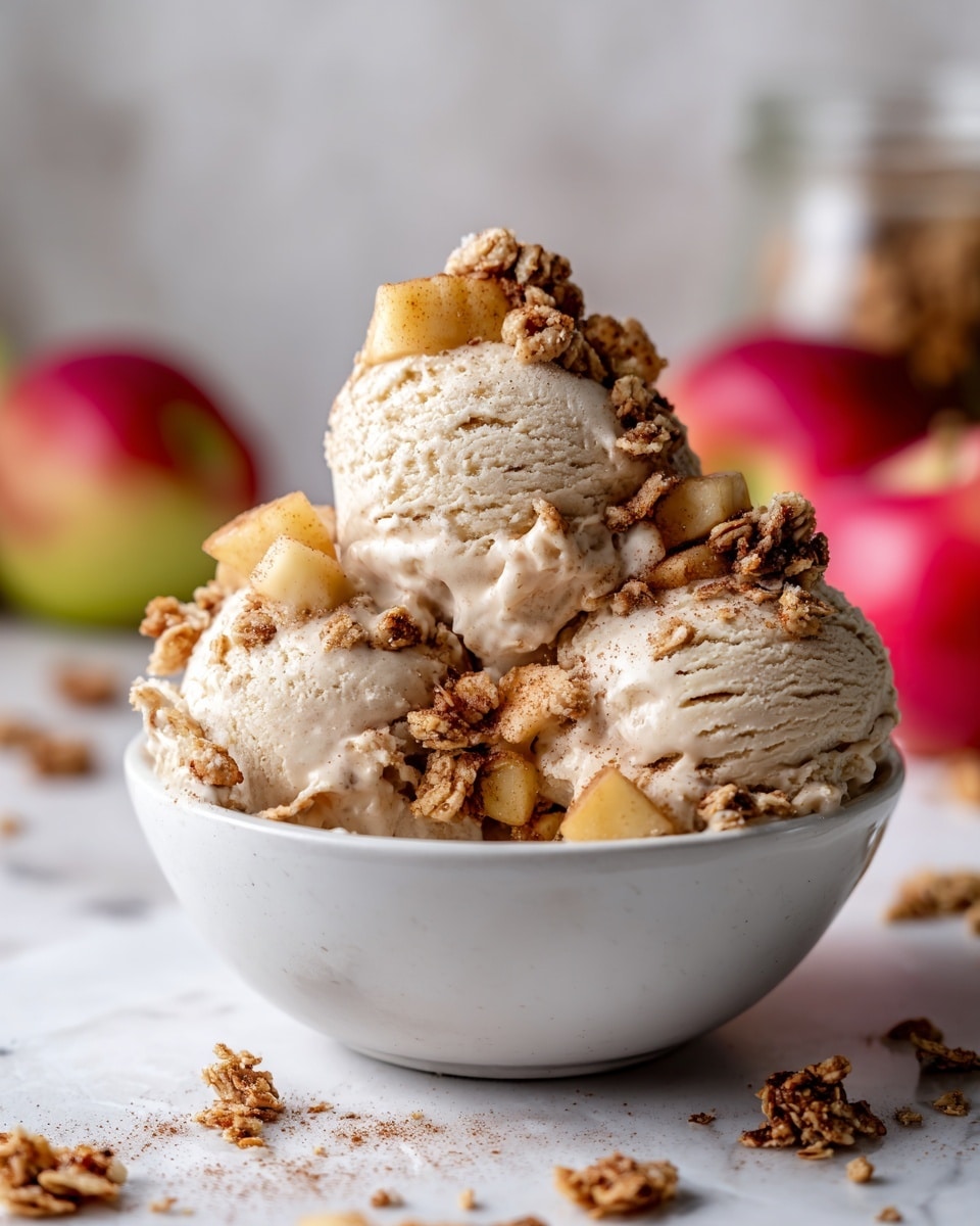 Ninja Creami Apple Crisp Ice Cream (Vegan, Gluten Free) Recipe - Recipe Image