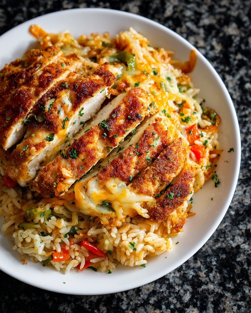 Sweet and Spicy Honey Pepper Chicken with Macaroni and Cheese Recipe - Recipe Image