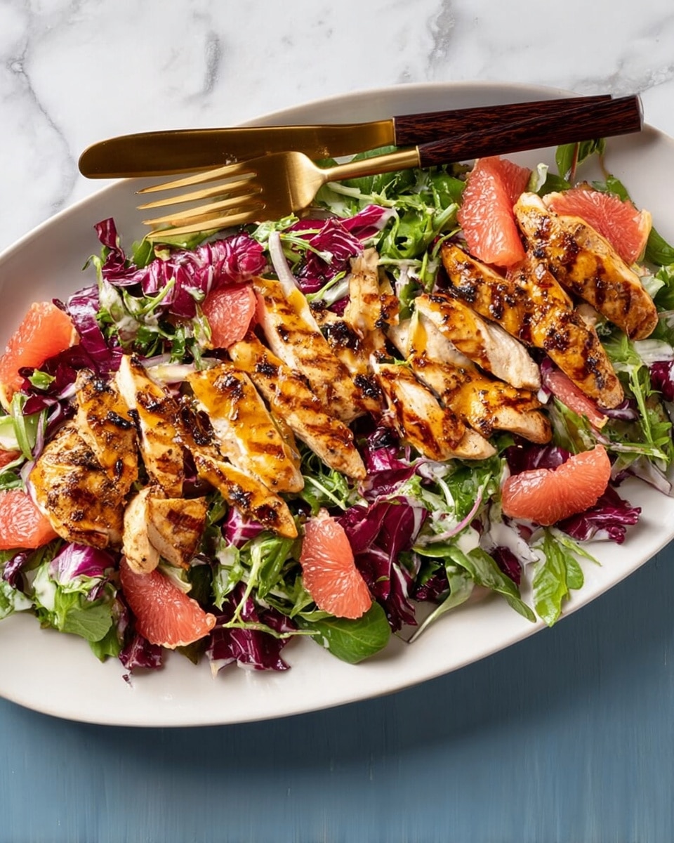 Miso-Butter Chicken with Grapefruit Recipe - Recipe Image