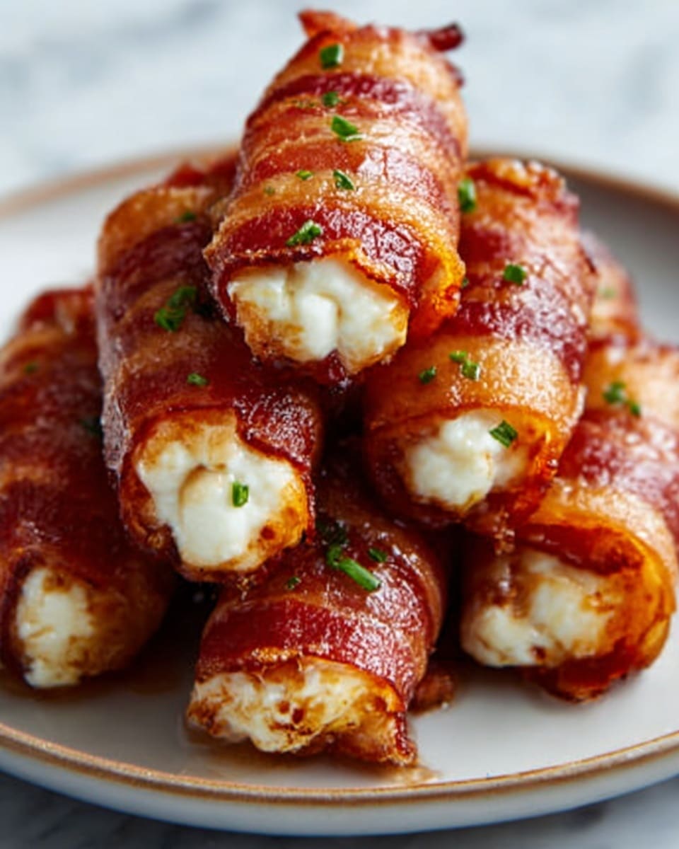 Bacon-Wrapped Mozzarella Sticks: The Ultimate Appetizer Recipe - Recipe Image